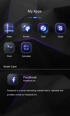 Darkness GOLauncher EX Theme android App screenshot 2